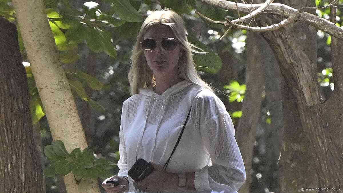 Ivanka Trump beams in all-white workout clothes as she takes kids to Gisele Bündchen's boyfriend's jiu-jitsu class in Miami on Mother's Day weekend