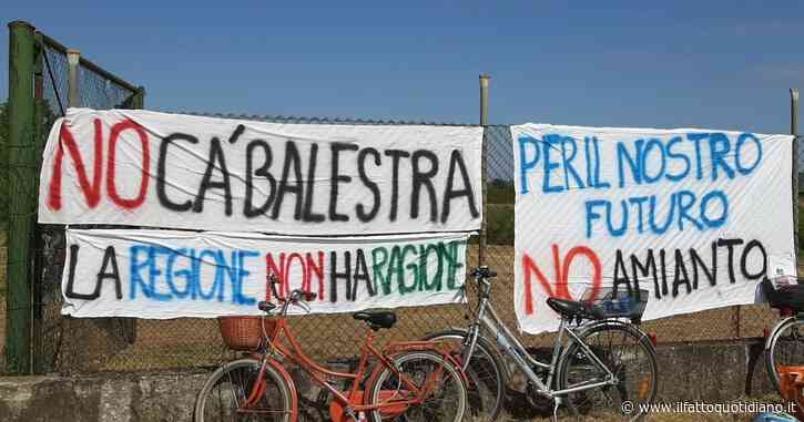 Veneto diviso sulle discariche di amianto in zone vulnerabili. Protesta e 250 osservazioni critiche a Ca’ Balestra