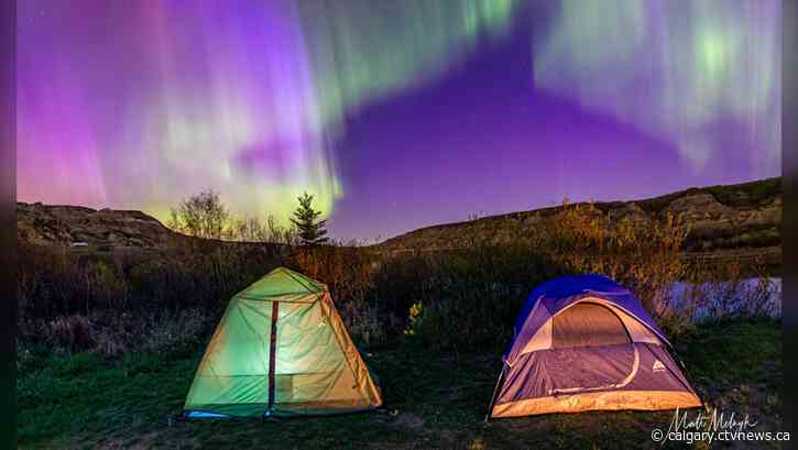 Aurora is the best show in town for Calgary sky watchers