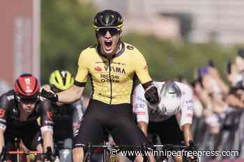 Kooij sprints to win 9th stage of Giro d’Italia on grand tour debut. Pogacar keeps overall lead