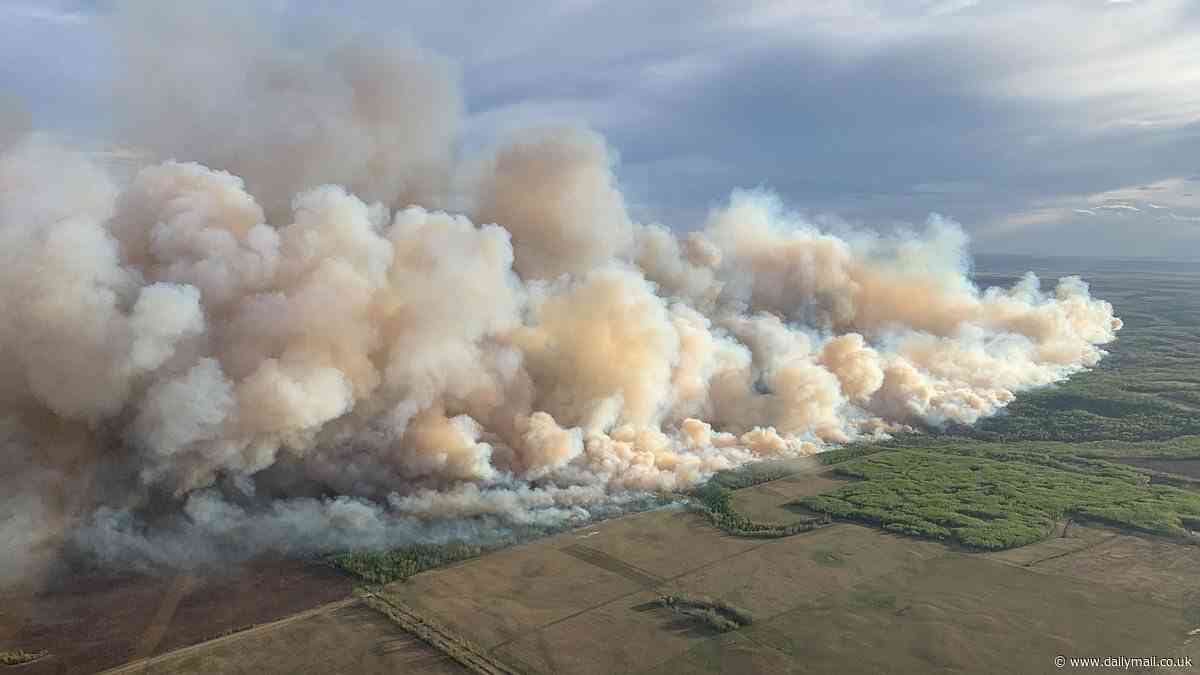 Canadian wildfire smoke back AGAIN forcing thousands to evacuate as US fears dangerous air quality