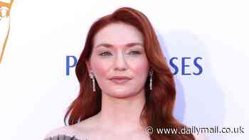 Eleanor Tomlinson commands attention in a £4,000 Marchesa gown as she makes a glamorous appearance at the BAFTA Television Awards 2024