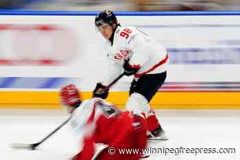 Bedard’s three-point effort leads Canada past Denmark 5-1 at hockey worlds