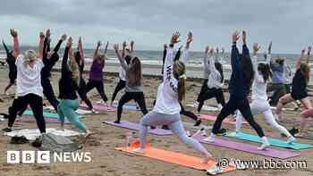 I've ditched nights out for yoga on a cold beach