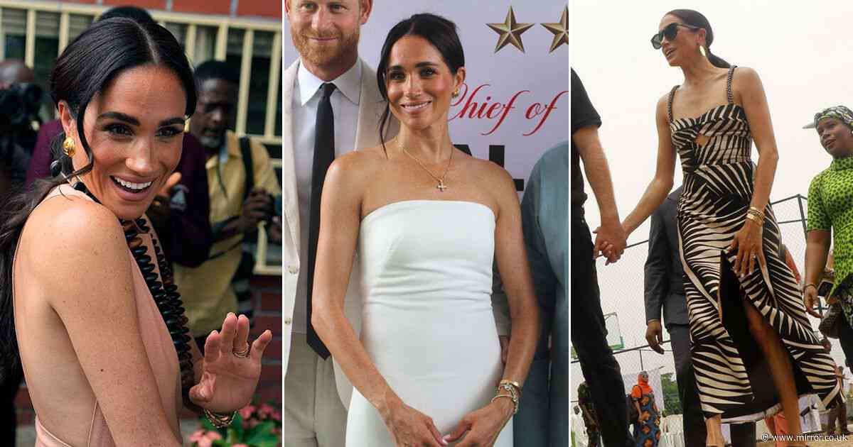 Meghan Markle unafraid to go for more daring outfits as she braves the Nigerian heat