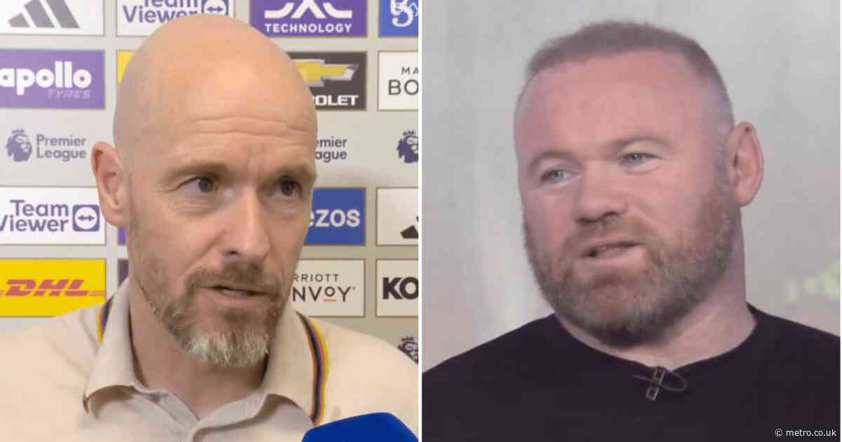 Wayne Rooney says Erik ten Hag aimed ‘massive insult’ at Manchester United players after defeat to Arsenal