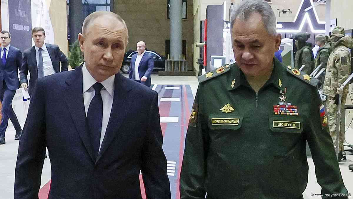 Putin fires his longtime friend as Russia's defence minister - as Kremlin forces continue to advance in Ukraine