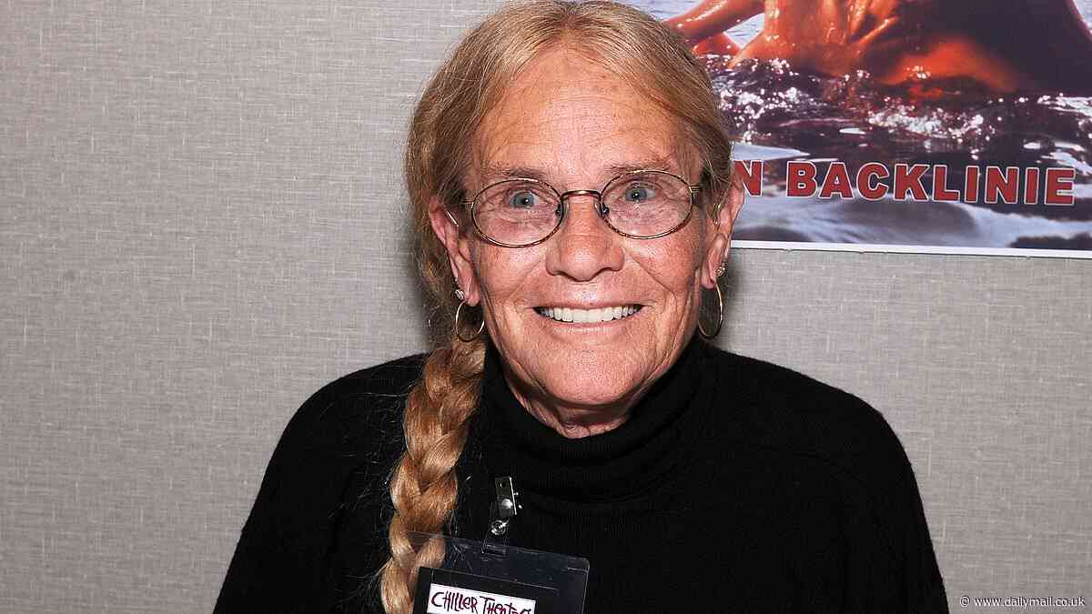Jaws star Susan Backlinie dies aged 77: Actress played the first shark victim in Steven Spielberg's iconic movie