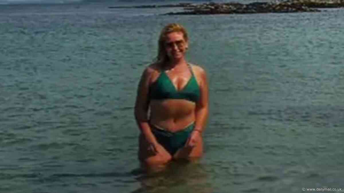 This Morning's Josie Gibson shows Stephen Mulhern what he's missing as she models a green bikini during 'romantic' getaway to Ireland