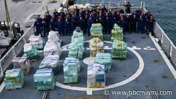 US Coast Guard offloads more than $185 in illegal drugs during Fleet Week Miami