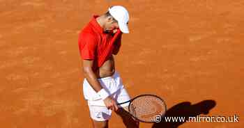 Novak Djokovic plans tests on 'concerning' head injury after crushing Italian Open loss