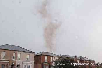 'Enormous bang' heard after lightning strike as brown smoke rises from ground