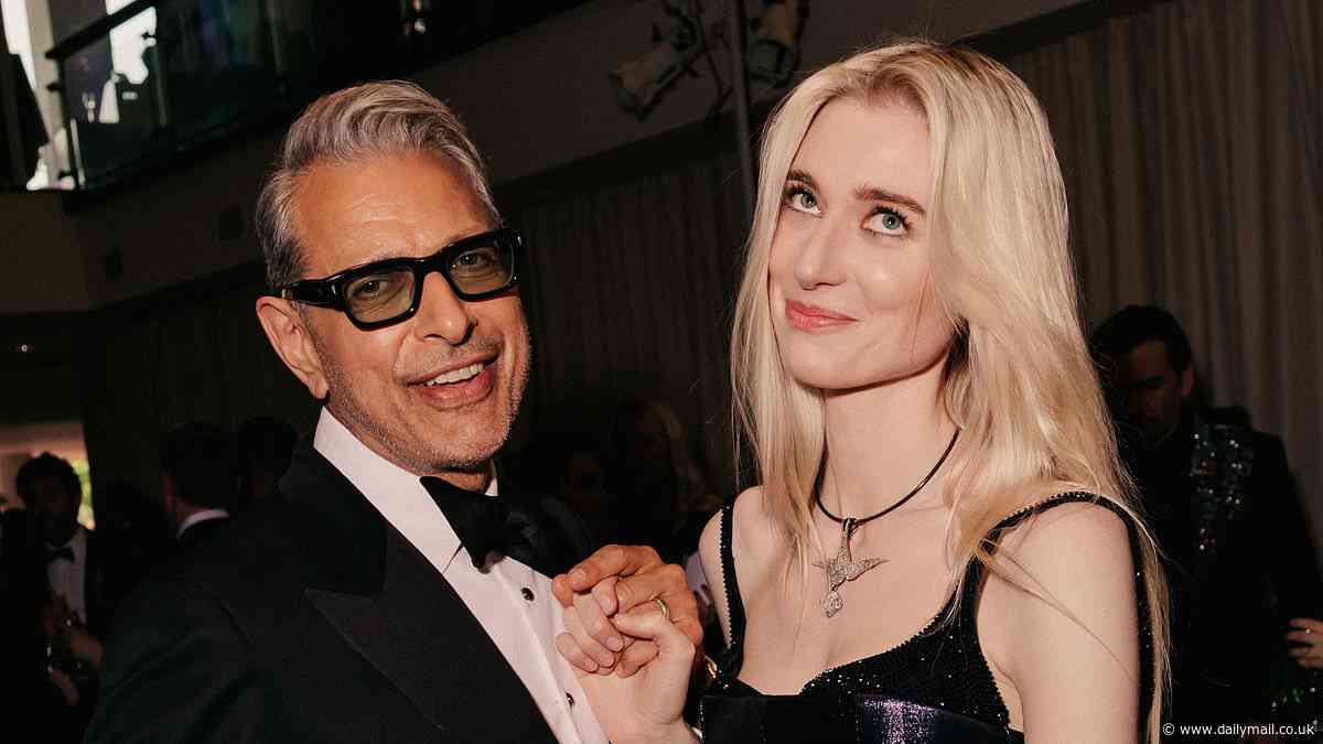 Jeff Goldblum consoles Elizabeth Debicki after actress misses out on Supporting Actress prize in shock snub at the BAFTA Television Awards