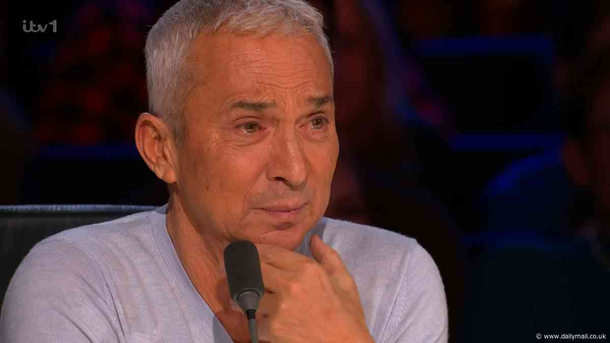 Britain's Got Talent fans beg someone to give Bruno Tonioli a hug as he breaks down in floods of tears while watching a blind opera duo with an incredible story