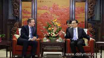 Foreign Secretary David Cameron cozying up to China dubbed 'pathetic' by the last British governor of Hong Kong
