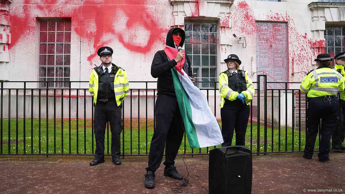 Ministry of Defence spent £40,000 removing red paint sprayed on its walls by pro-Palestine protesters from Youth Demand and Palestine Action last month