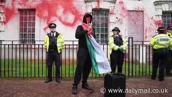 Ministry of Defence spent £40,000 removing red paint sprayed on its walls by pro-Palestine protesters from Youth Demand and Palestine Action last month