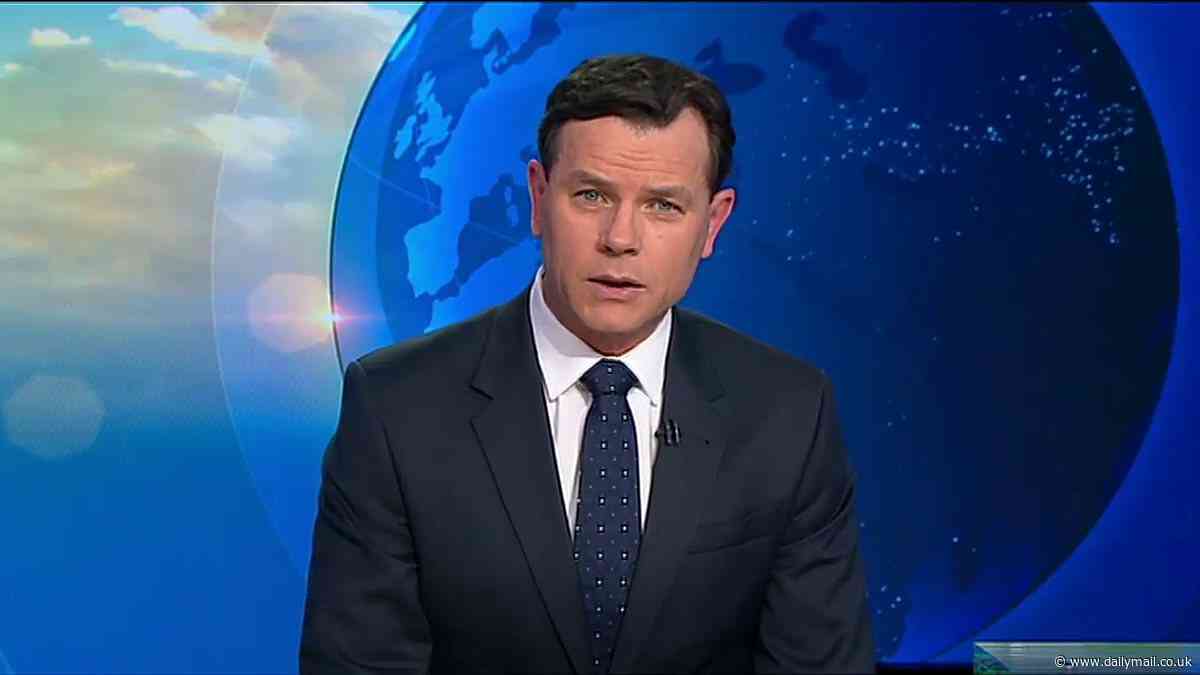 Channel Seven's Michael Usher and Angela Cox 'in training to replace' Mark Ferguson on the embattled network's weekday news bulletin after several high-profile resignations