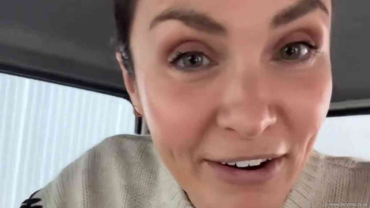 Laura Byrne causes traffic chaos as she breaks down in a busy Sydney tunnel at rush hour: 'This is not good'