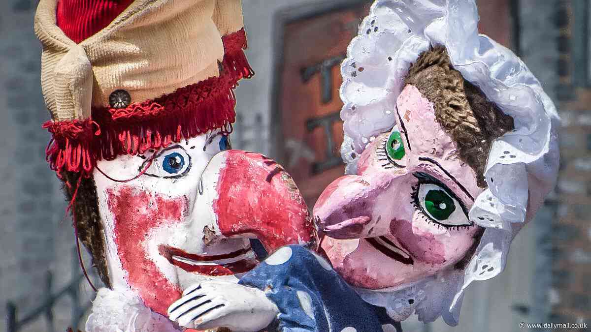 That's not the way to do it! Puppeteer, 20, strikes a woke blow for women's rights by reworking 'misogynistic' Punch and Judy routine so the pair 'love each other very much' and 'don't hit each other with sticks'