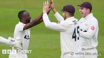 Roach bowls Surrey to brink of win against Bears