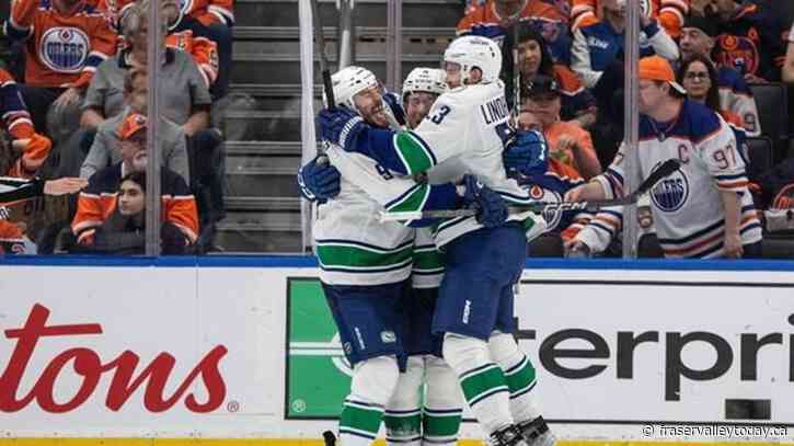 Boeser scores twice, Vancouver Canucks hold off Oilers for 4-3 win in Game 3