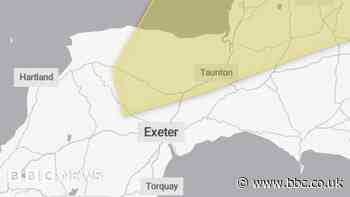 Yellow thunderstorm warning for parts of Devon