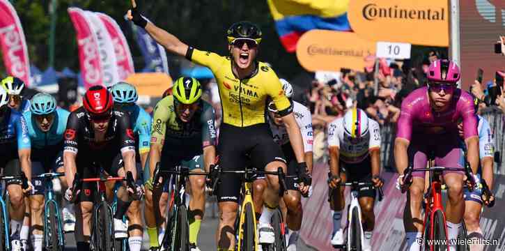 Giro 2024: Olav Kooij jongste massasprintwinnaar sinds Mario Cipollini