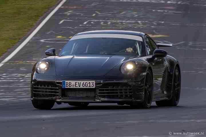 Hybride Porsche 911 blijkt duidelijk sneller op Nürburgring