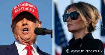 Melania Trump's savage eight-word response to husband Donald after he 'struggled to exit stage'