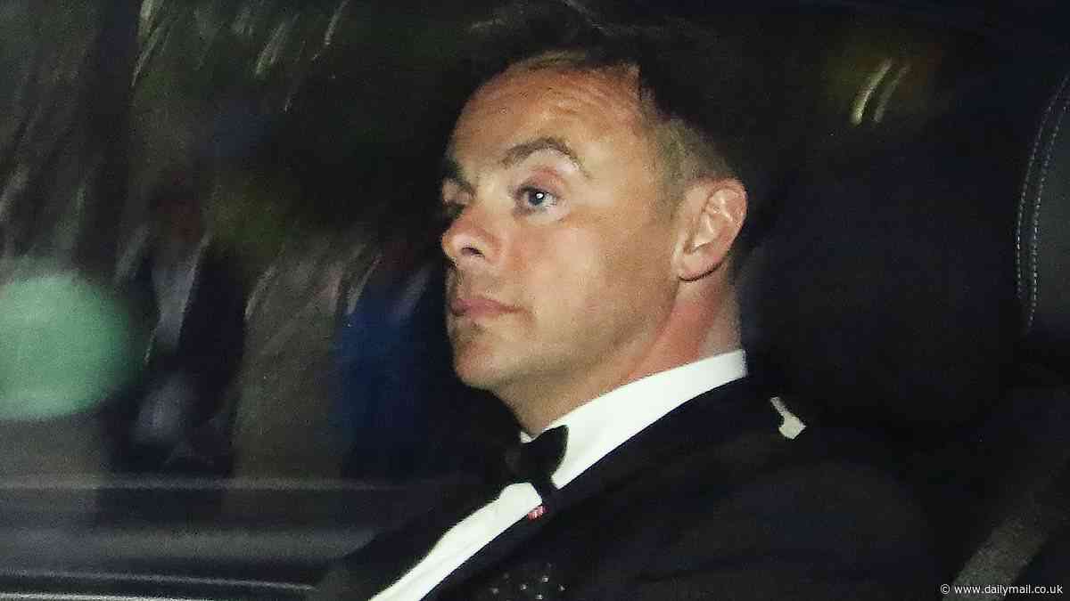 Ant McPartlin looks dejected as he leaves the BAFTA TV Awards empty handed after being snubbed in Best Entertainment category to Joe Lycett who took home the gong in shock win