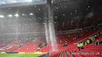 Utd chiefs: Old Trafford couldn't cope with rain