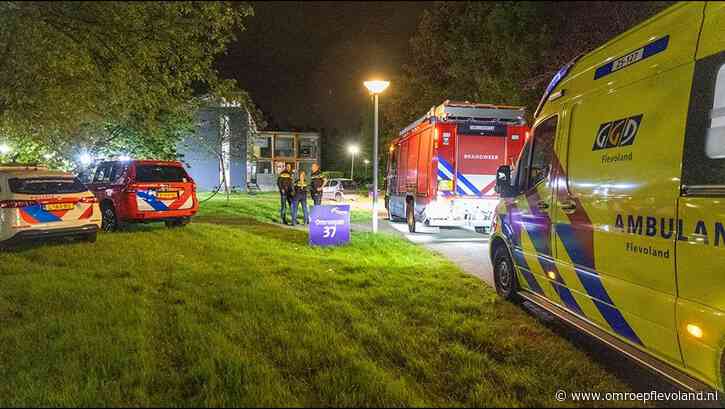 Almere - Brand bij ggz-instelling, vrouw aangehouden voor schoppen politieagent