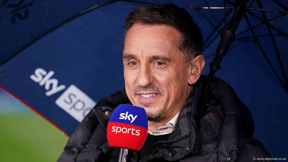 Gary Neville reveals the game he tipped as the Premier League title decider 'a month ago' as Arsenal and Man City's race for the crown heads for the wire