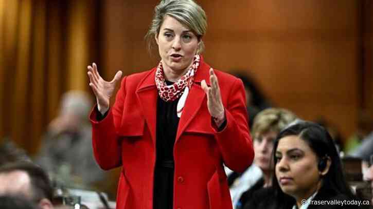 Foreign Affairs Minister Mélanie Joly plans trip to Middle East, Mediterranean