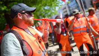 Bau-Streiks beginnen in Niedersachsen - Dienstag geht es weiter