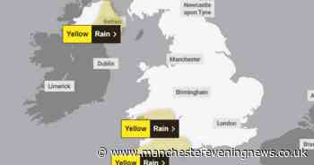 Met Office issues heavy rain weather warnings for parts of UK