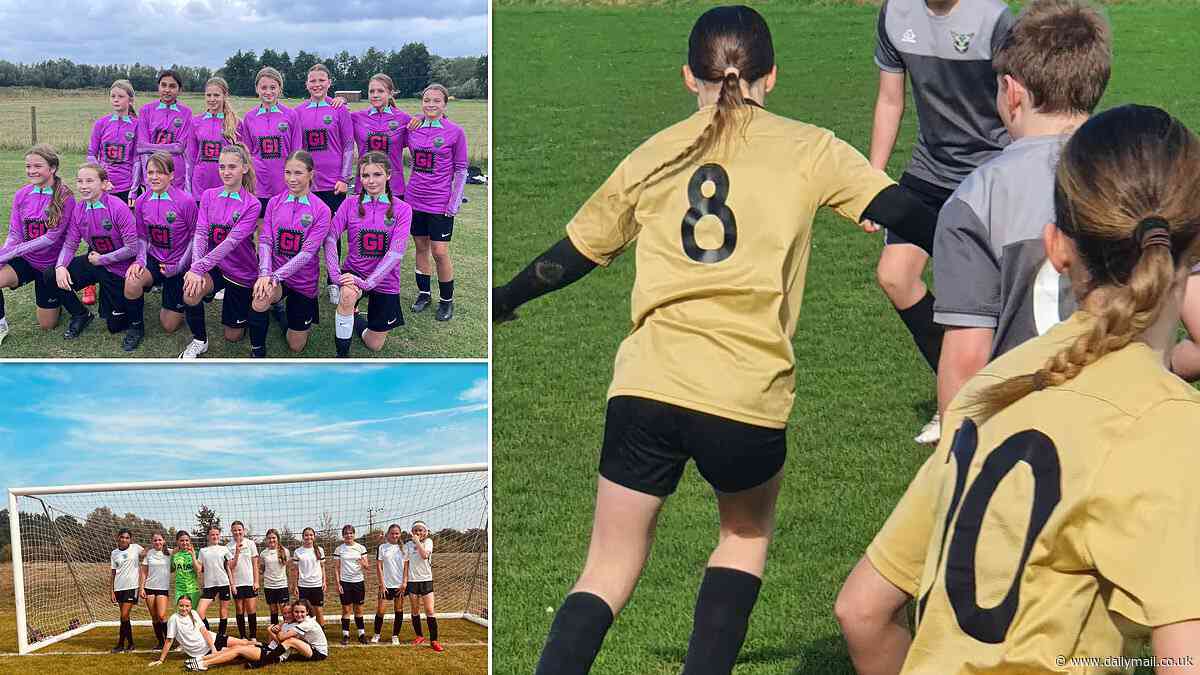 All-girls football team wins all-boys league for the first time in the competition's 75-year history