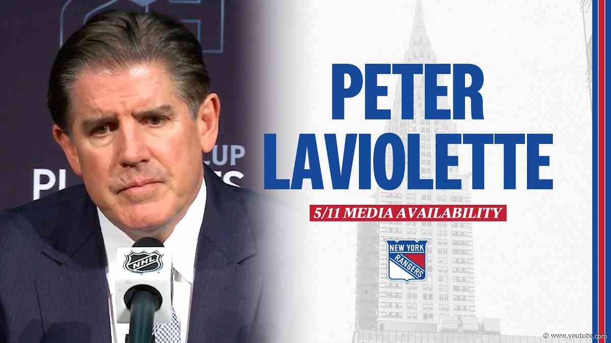 NYR at CAR: Peter Laviolette Postgame Media Availability | May 11, 2024