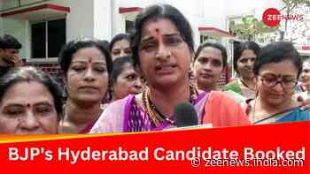 BJP Candidate Madhavi Latha Checks Voter ID Of Muslim Women, FIR Lodged