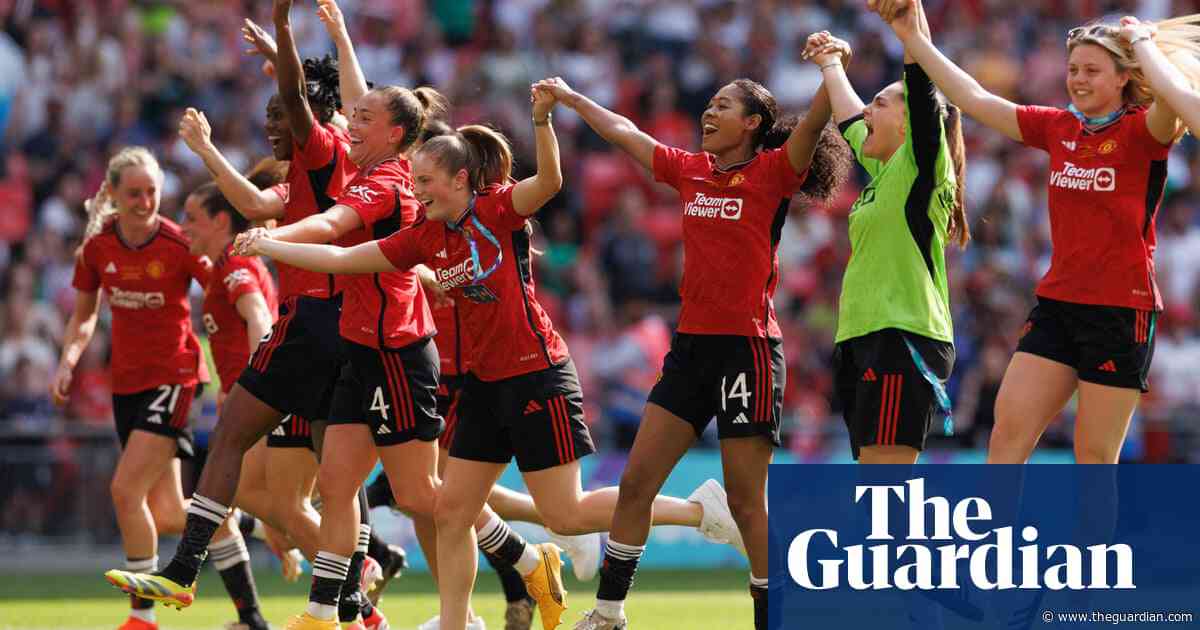 Manchester United Women celebrate FA Cup win and first major trophy – video