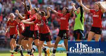 Manchester United Women celebrate FA Cup win and first major trophy – video