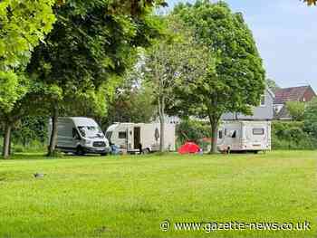 Travellers move on to Colchester  Lower Castle Park's Kings Meadow