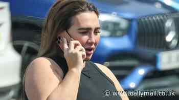 Lauren Goodger rocks skintight black sportswear as she hits the gym for a gruelling workout after revealing she regrets ever having cosmetic surgery