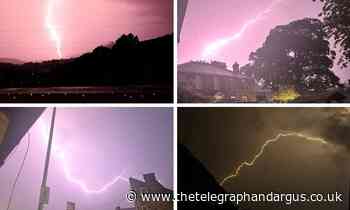More dramatic images from lightning strikes across Bradford