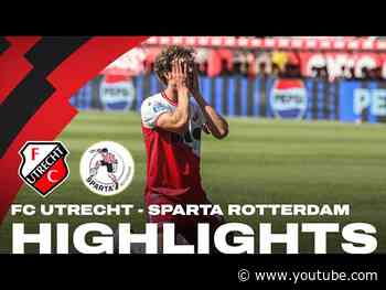 FC Utrecht bijt zich STUK op Sparta Rotterdam 😕 | HIGHLIGHTS