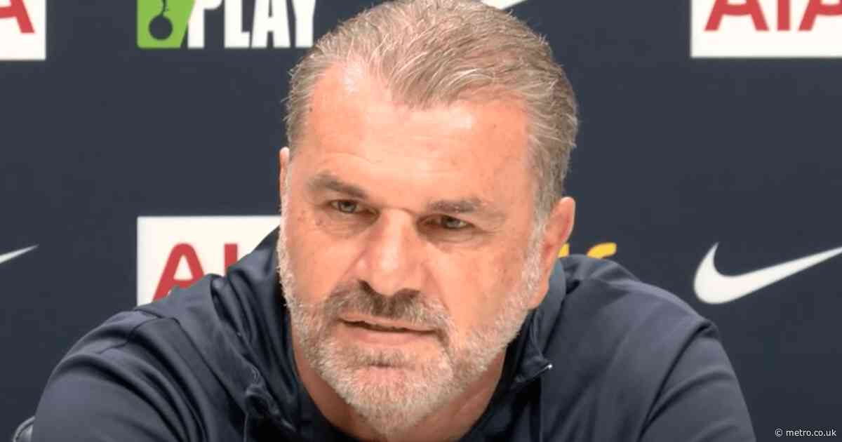 Ange Postecoglou claps back at suggestion Tottenham fans don’t want to beat Manchester City