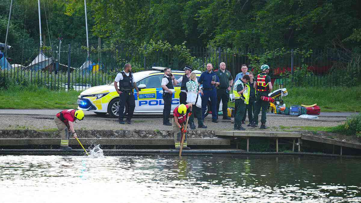Police launch probe after swimmer goes missing in the River Thames on hottest day of the year