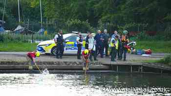 Police launch probe after swimmer goes missing in the River Thames on hottest day of the year