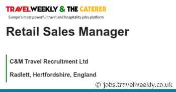 C&M Travel Recruitment Ltd: Retail Sales Manager